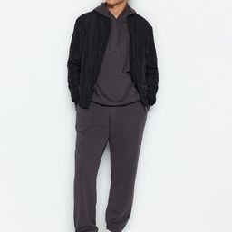 Trendyol Men Hooded Sweatshirts & Mid-Rise Cotton Track pant-image-85