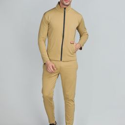 CHKOKKO Zipper Mock Collar Jacket & Trackpants-image-91