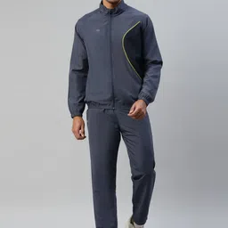DIDA Colourblocked Mock Collar Long Sleeves Quick Dry Tracksuits-picture-30
