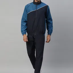 DIDA Men Colourblocked Comfort Fit Lightweight Running Tracksuit-picture-24