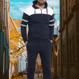 WILD WEST Hooded Cotton Fleece Winter Tracksuit-image-81