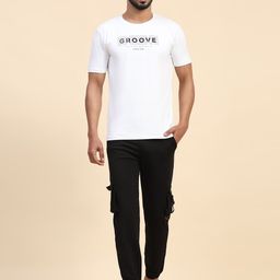 DANZA-SON Typography Printed Round Neck Tracksuits-image-47