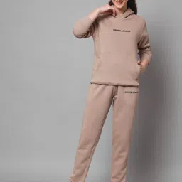 GRIFFEL Women Hooded Sweatshirt With Track Pant Set-image-58