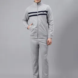 FCK GOLD Mock Collar Jacket With Track Pants-image-108