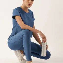 Bannos Swagger Women Blue Rapid-Dry Training or Gym Co-Ords-image-71