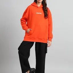 GRIFFEL Typography Printed Hood Sweatshirt & Track Pant-image-46