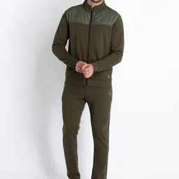 Status Quo Mock Collar Sweatshirt With Track Pants-image-7