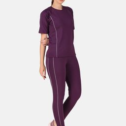 BENZOS Round Neck T-Shirt With Leggings Co-Ords-image-15