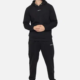 GRIFFEL Men Solid Hooded Tracksuit-image-89