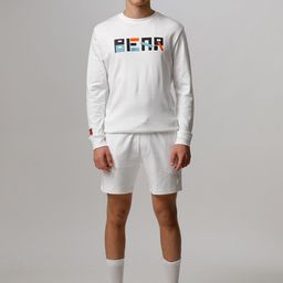 THE BEAR HOUSE Men Ardor Edition Typography Print Detailed Cotton Slim-Fit Tracksuits-picture-46