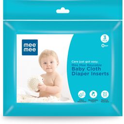 meemee Reusable Baby Cloth Diaper Inserts (3 Pcs)-picture-39