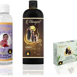 Hair Oil 200ml, Baby Massage Oil 200ml, Fairness Natural Soap 100g Hair Oil-image-49