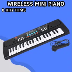 (Piano Keyboard) Toy with 37 Key, Recording and Mic, Adapter for DC Power E26 (Piano Keyboard) Toy with 37 Key, Recording and Mic, Adapter for DC Power E26 Analog Portable Keyboard-30