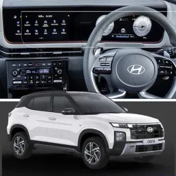 HSP Edge To Edge Screen Guard for HYUNDAI CRETA 2024 FACELIFT10.25 INCH INFOTAINMENT AND CLUSTER (SX TECH) WITH AC PANEL SCREEN PROTECTOR-image-1