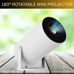 Guggu Smart (Projector) 1080P & 4K Support Rotatable Design With Netflix/Prime etcR486 (4500 lm / 1 Speaker / Wireless / Remote Controller) Portable Projector-12
