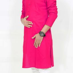 Men Solid Pure Cotton Straight Kurta-image-95