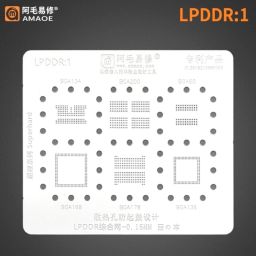 akt AMAOE LPDDR-1 STENCIL For EMMC BGA134,BGA200,BGA60 BGA168,BGA178,BGA136 Universal multifunción BGA Reballing para Stencil image 2
