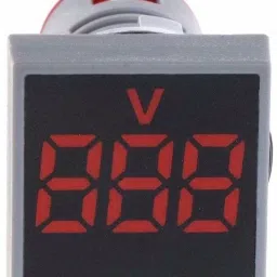 22MM AC 12-500V Voltmeter Square Panel LED Digital Voltage Meter Digital Voltage Tester-25