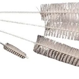 Mini Tube and Straw Brushes with Tiny Bristles Small Openings Like Nozzles Straws, White -Set of 4 Pieces-image-78