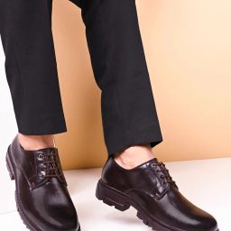 Black Formal Korean Shoes For Men Lace Up For Men-image-75