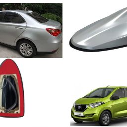 Shark Fin Roof top Signal Receiver AM/FM Antenna, Silver for Datsun Redi Go Shark Fin Roof top Signal Receiver AM/FM Antenna, Silver for Datsun Redi Go Satellite Vehicle Antenna-image-44