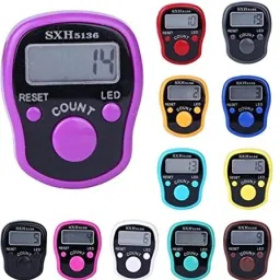 fashion appearance Jaap Counter with Ring Handheld Resettable Digits Display Digital Tally Counter image 3