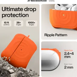 NECESORIES Silicone Pull String Headphone Case For Apple Airpods Pro 2 Generation image 3