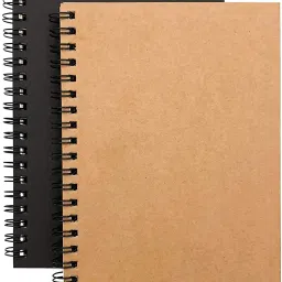 6 Pack Unlined Spiral Notebook, 100 Blank Pages, 50 Sheets, Sketch Books, A5 Notebook Blank 100 Pages-7