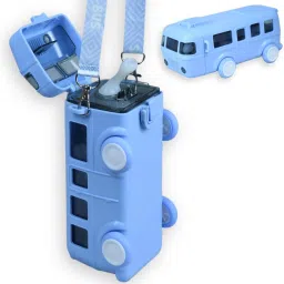 B5 School Bus Water Bottle for Kids with Straw and Plastic Kids Girls School 500 ml Water Bottle-5