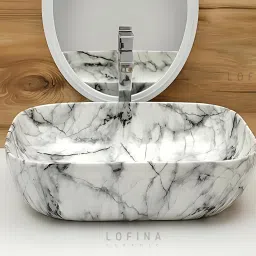 Premium Designer Table Top Counter Top Wash Basin Ceramic Wash Basin DSM 1003 (L45XW32.5XH12.5 Cm) Counter top Ceramic Wash Basin Table Top Basin Table Top Basin-image-53