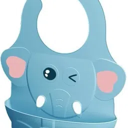 Baby Silicon Bib with Pocket Waterproof Adjustable Feeding Bibs-picture-14