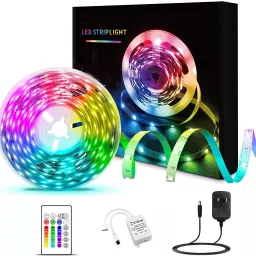 300 LEDs 5 m Multicolor Steady Strip Rice Lights-18