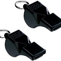 Whistle Black Pack of 2 Pealess Whistle-image-33
