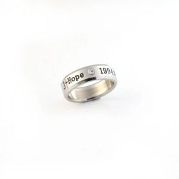 BTS Bangton Boys Special character Ring Stainless Steel Silver Plated Ring-image-96