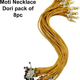 Golden Single Moti Necklace Dori pack of 8pc-image-15