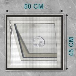 Polyester Adults Washable Pre Stiched Mosquito Net for Kitchen, bathroom windows and Exhuast Fan Mosquito Net-picture-14
