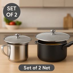 set of 2 round Net LID 9 inch, 8 inch Lid Set, Pack of 2-image-54