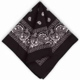 CozyFox BANDANA HANDKERCHIEF JUMBO BANDANA FOR YOUNGSTERS HEAD AND FACE WARFARE SCRAF ["Black"] Handkerchief-image-26
