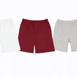 Pack of 3 Solid Women Multicolor Cycling Shorts-image-23