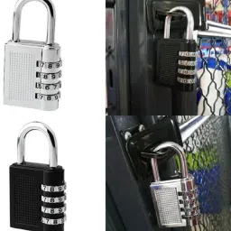 4 Digit Combination Padlock for Home/Shop/Office/Store/ Farmhouse, Pack of 2 Combination Lock-79