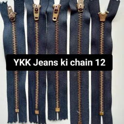 YKKJEANS12-brass Blue Brass Open-ended Zipper-28