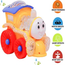 loco musical train engine toy 688 Red-image-93