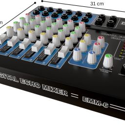da.beatz. Professional 6-Channel mixer EMM-6 Analog Sound Mixer & Audio Interface,DJ Mixer Analog Sound Mixer image 2