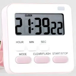 Digital White Clock-image-76