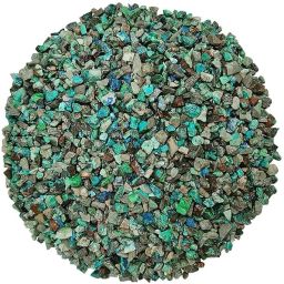 Chrysocolla Crystal Chips |100gm | Crystal Rough Stone for Home Decor Polished Oval Crystal Stone-43