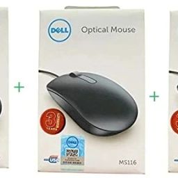 sk future tech MS116 OPTICAL MOUSE SET OF 3 Wired Ambidextrous Optical Mouse-image-37