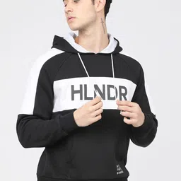 highlander Men Full Sleeve Color Block Hooded Sweatshirt-picture-29