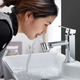 zuru bunch Rotatable Faucet Sprayer Head Anti-Splash 4-Layer Net Filter Aerator Foam Flow Tap Mount Water Filter image 2