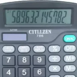 CT-786 CITLLZEN CALCULATOR BIG DISPLAY 112 STEP FinancialCalculator-0
