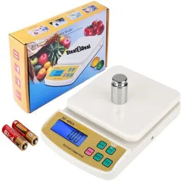 NIBBIN SF007249dcn Electronic Compact Digital Kitchen SF-400A (Off White) Weighing Scale-5
